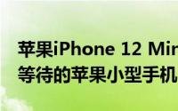 苹果iPhone 12 Mini是我们中许多人一直在等待的苹果小型手机