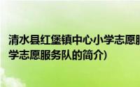 清水县红堡镇中心小学志愿服务队(关于清水县红堡镇中心小学志愿服务队的简介)