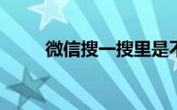 微信搜一搜里是不是能购买电影票