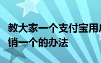 教大家一个支付宝用户名下有三个账户怎么注销一个的办法