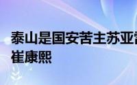 泰山是国安苦主苏亚雷斯最想战胜的对手就是崔康熙