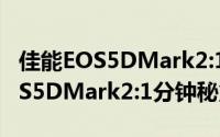 佳能EOS5DMark2:1分钟秘笈（关于佳能EOS5DMark2:1分钟秘笈的简介）