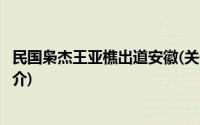 民国枭杰王亚樵出道安徽(关于民国枭杰王亚樵出道安徽的简介)