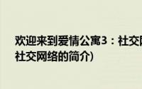 欢迎来到爱情公寓3：社交网络(关于欢迎来到爱情公寓3：社交网络的简介)