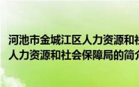 河池市金城江区人力资源和社会保障局(关于河池市金城江区人力资源和社会保障局的简介)