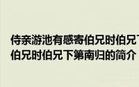 侍亲游池有感寄伯兄时伯兄下第南归（关于侍亲游池有感寄伯兄时伯兄下第南归的简介）