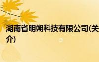 湖南省明朔科技有限公司(关于湖南省明朔科技有限公司的简介)