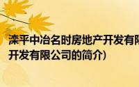 滦平中冶名时房地产开发有限公司(关于滦平中冶名时房地产开发有限公司的简介)