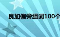 良加偏旁组词100个字（良加偏旁组词）