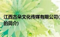 江西古朵文化传媒有限公司(关于江西古朵文化传媒有限公司的简介)