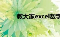 教大家excel数字格式设置的方法