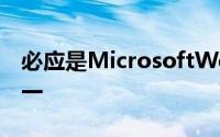 必应是MicrosoftWeb战略最重要的方面之一