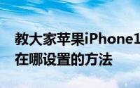 教大家苹果iPhone11Pro手机的来电闪光灯在哪设置的方法