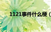 1121事件什么梗（1118事件什么梗）