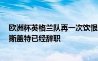 欧洲杯英格兰队再一次饮恨败北执教三狮军团8年之久的索斯盖特已经辞职