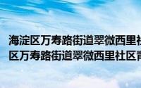 海淀区万寿路街道翠微西里社区青年志愿者服务队(关于海淀区万寿路街道翠微西里社区青年志愿者服务队的简介)