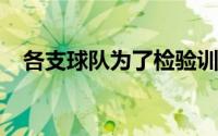 各支球队为了检验训练成果会展开热身赛