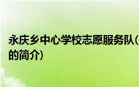 永庆乡中心学校志愿服务队(关于永庆乡中心学校志愿服务队的简介)