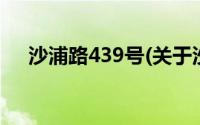 沙浦路439号(关于沙浦路439号的简介)