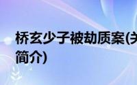 桥玄少子被劫质案(关于桥玄少子被劫质案的简介)