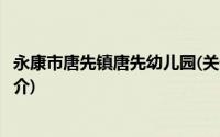 永康市唐先镇唐先幼儿园(关于永康市唐先镇唐先幼儿园的简介)