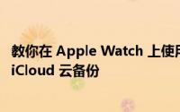 教你在 Apple Watch 上使用收听音乐及在 iPhone 上启用 iCloud 云备份