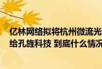 亿林网络拟将杭州微流光科技有限公司30%股权以0元转让给孔旌科技 到底什么情况嘞