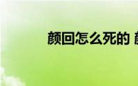 颜回怎么死的 颜回是怎么死的