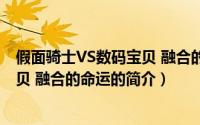 假面骑士VS数码宝贝 融合的命运（关于假面骑士VS数码宝贝 融合的命运的简介）