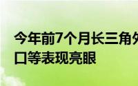 今年前7个月长三角外贸创新高汽车、船舶出口等表现亮眼