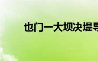 也门一大坝决堤导致至少32人死亡