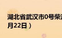 湖北省武汉市0号柴油价格查询（2024年08月22日）