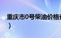 重庆市0号柴油价格查询（2024年08月22日）