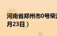 河南省郑州市0号柴油价格查询（2024年08月23日）