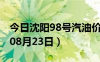 今日沈阳98号汽油价调整最新消息（2024年08月23日）