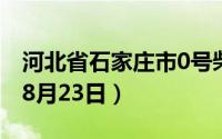 河北省石家庄市0号柴油价格查询（2024年08月23日）