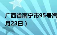 广西省南宁市95号汽油价格查询（2024年08月23日）