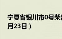 宁夏省银川市0号柴油价格查询（2024年08月23日）