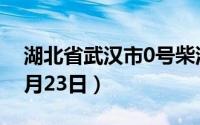 湖北省武汉市0号柴油价格查询（2024年08月23日）