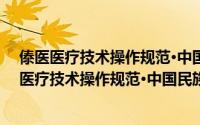 傣医医疗技术操作规范·中国民族医药学会标准（关于傣医医疗技术操作规范·中国民族医药学会标准的简介）