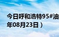 今日呼和浩特95#油价调整最新消息（2024年08月23日）