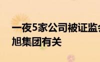 一夜5家公司被证监会立案！其中3家均与东旭集团有关