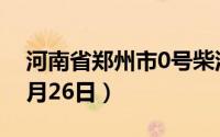 河南省郑州市0号柴油价格查询（2024年08月26日）