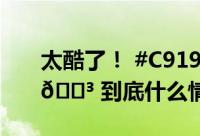 太酷了！ #C919披上了五星红旗# 