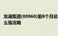 龙湖集团(00960)前8个月总合同销售金额651.4亿元 到底什么情况嘞