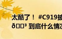 太酷了！ #C919披上了五星红旗# 