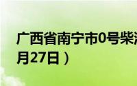 广西省南宁市0号柴油价格查询（2024年08月27日）