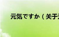 元気ですか（关于元気ですか的简介）