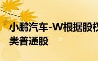 小鹏汽车-W根据股权激励计划发行3.2万股A类普通股