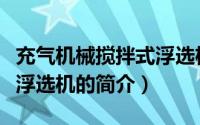 充气机械搅拌式浮选机（关于充气机械搅拌式浮选机的简介）